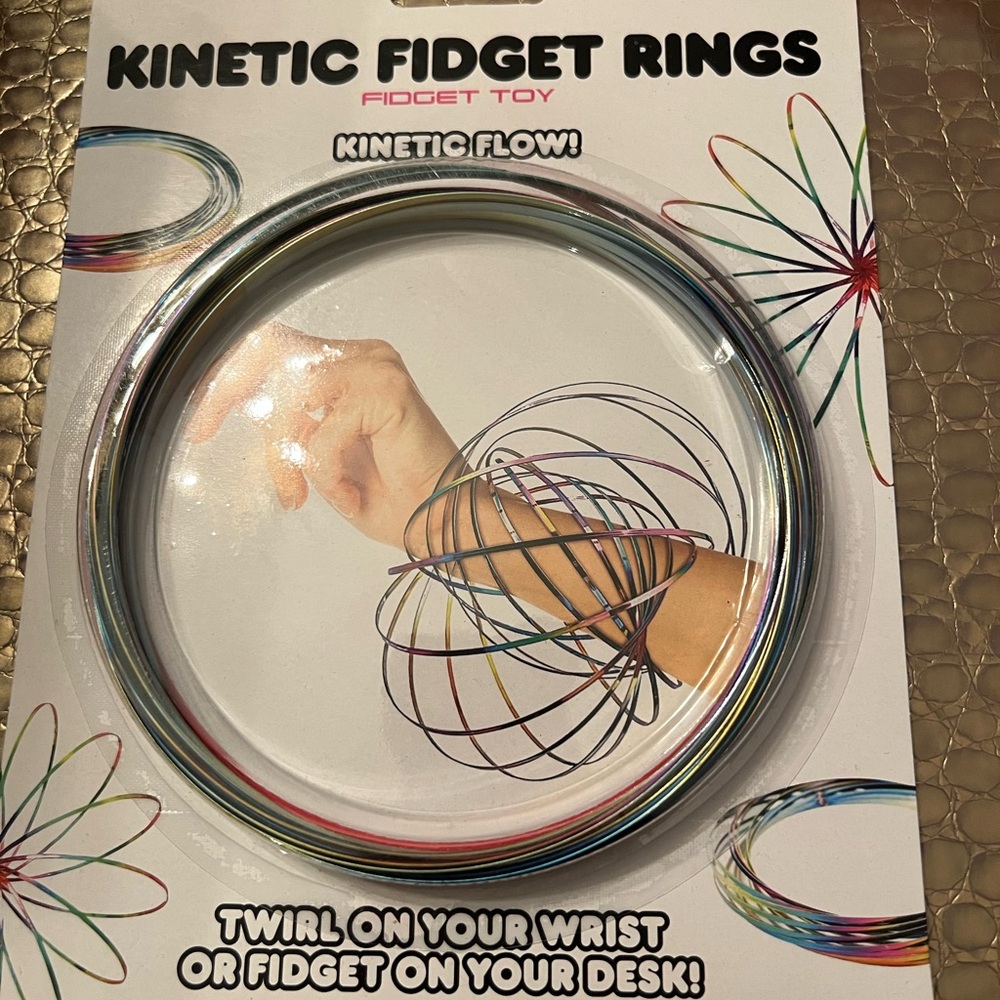 NWT Kinetic Fidget Rings - Multicolor